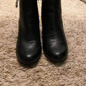 Size 6.5 Ecco Black Booties. Gently used